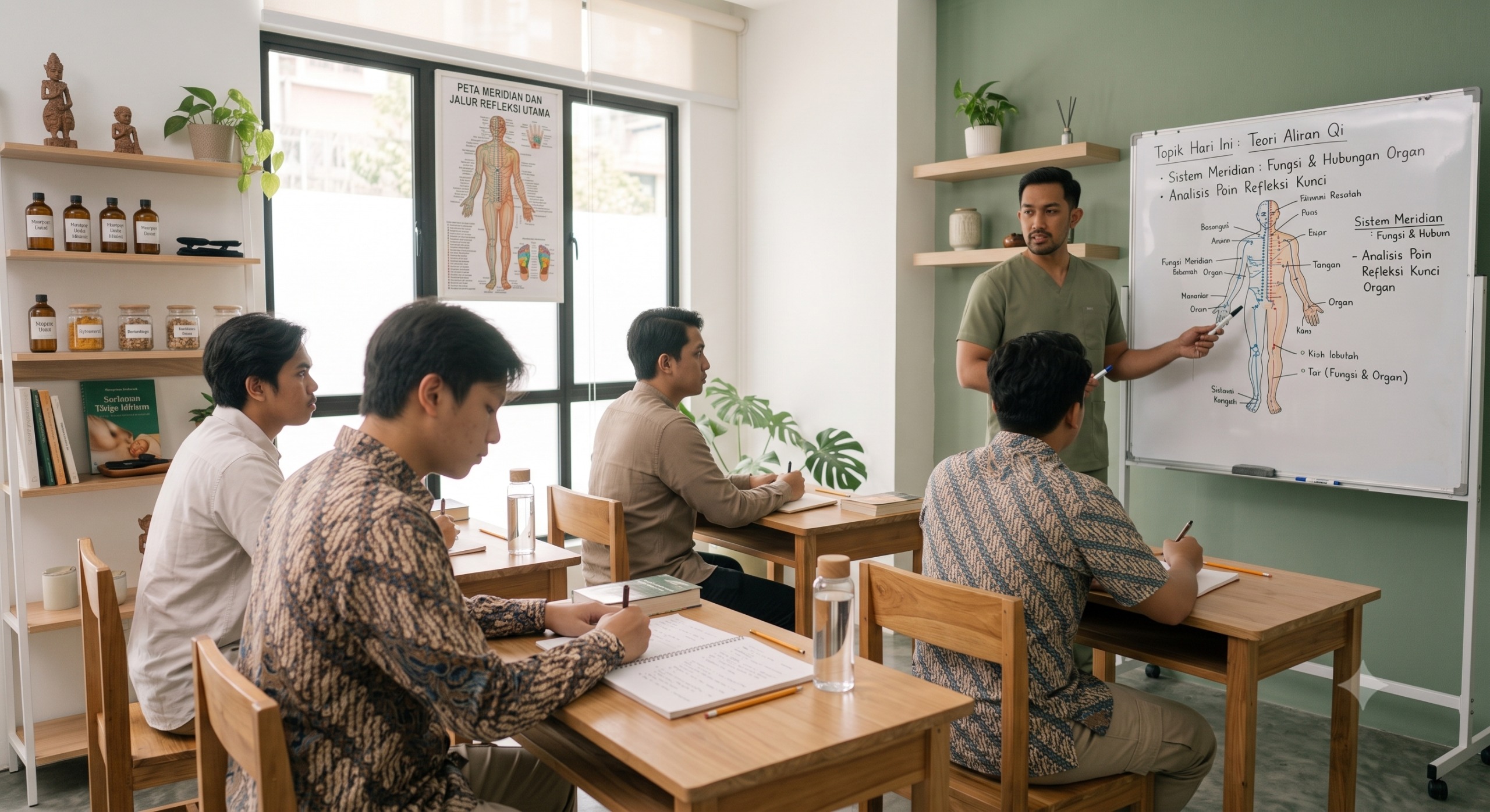Suasana belajar di kelas