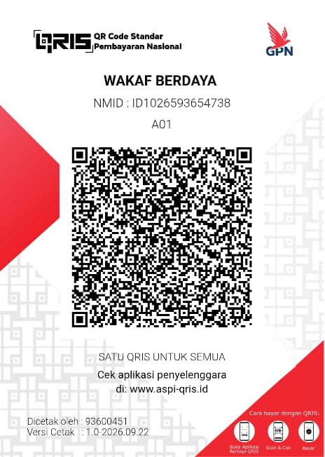 QRIS Wakaf Berdaya — scan untuk berdonasi